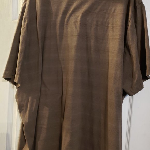 Puritan brown stripe shirt  3XL (54-56) - Picture 3 of 3